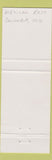 Matchbook Cover - Carlos Garcia's Mexican Restaurant Colombia MO