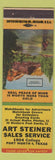 Matchbook Cover - Art Steiner Fort Worth TX Match Collector