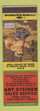 Matchbook Cover - Art Steiner Fort Worth TX Match Collector