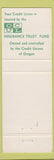 Matchbook Cover - Armour Portland OR Federal Credit Union