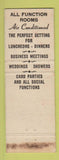 Matchbook Cover - Hotel Plaza Jersey City NJ