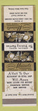 Matchbook Cover - Arthur Maisel's Restaurant Miami Beach FL