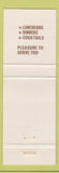 Matchbook Cover - Art's Place Akron OH Cuyahoga Falls