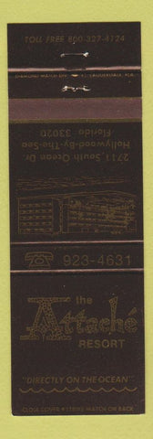 Matchbook Cover - Attache Resort Hollywood by the Sea FL