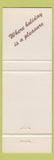 Matchbook Cover - Attache Resort Hollywood by the Sea FL