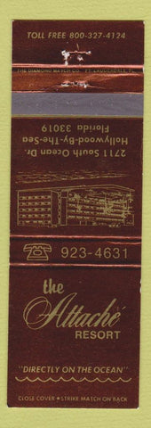 Matchbook Cover - Attache Resort Hollywood by the Sea FL