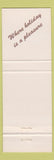 Matchbook Cover - Attache Resort Hollywood by the Sea FL