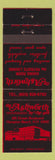 Matchbook Cover - Ashworth Restaurant Hampton Beach NH