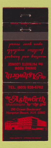 Matchbook Cover - Ashworth Restaurant Hampton Beach NH