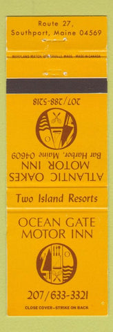 Matchbook Cover - Atlantic Oakes Motor Inn Bar Harbor ME