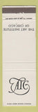 Matchbook Cover - Art Institute of Chicago IL