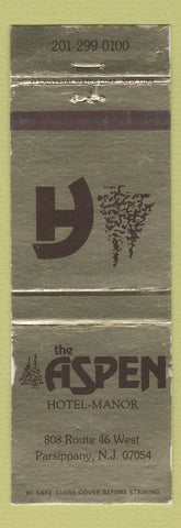 Matchbook Cover - Aspen Hotel Manor Parsippany NJ girlie