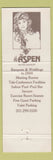 Matchbook Cover - Aspen Hotel Manor Parsippany NJ girlie