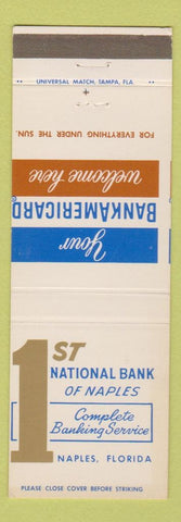 Matchbook Cover - 1st National Bank of Naples FL