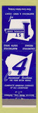 Matchbook Cover - 1st National Bank Martinsville Fieldale Collinsville VA