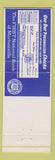 Matchbook Cover - 1st National Bank Martinsville Fieldale Collinsville VA
