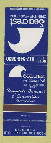 Matchbook Cover - Seacrest North Famouth MA Cape Cod