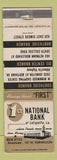 Matchbook Cover - 1st National Bank Lafayette LA WEAR