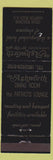 Matchbook Cover - Ashworth Restaurant Hampton Beach NH