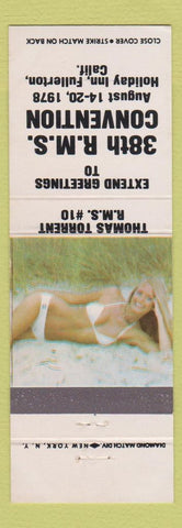 Matchbook Cover - RMS Convention 1978 Fullerton CA pinup