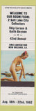 Matchbook Cover - RMS 1982 New Orleans LA Fresno CA pinup