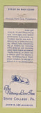 Matchbook Cover - Nittany Lion Inn State College PA