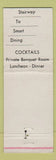 Matchbook Cover - Nino's San Francisco CA