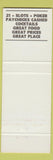 Matchbook Cover - Skyline Casino Restaurant Henderson NV