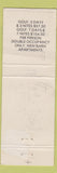 Matchbook Cover - Opequon Country Club Martinsburg WV WORN