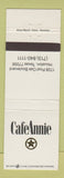Matchbook Cover - Cafe Annie Houston TX