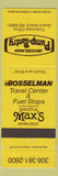 Matchbook Cover - Pump and Pantry Bosselman Truck Stop Grand Island NE