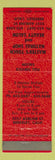 Matchbook Cover - Master's Touch Beauty Salon Berkeley CA