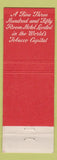 Matchbook Cover - Robert E Lee Hotel Winston Salem NC
