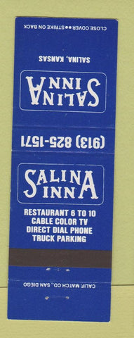 Matchbook Cover - Salina Inn KS