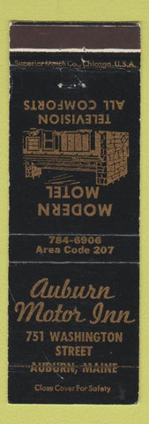 Matchbook Cover - Auburn Motor Inn Auburn ME