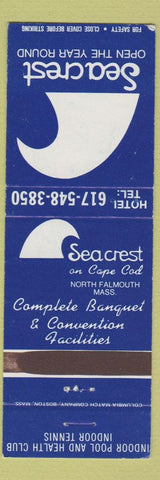 Matchbook Cover - Seacrest on Cape Cod North Falmouth MA