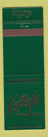 Matchbook Cover - Kelly's Restaurant Norman OK