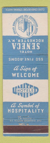 Matchbook Cover - Hotel Seneca Rochester NY