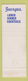Matchbook Cover - L'Auberge De France New York City