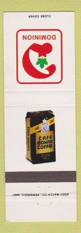 Matchbook Cover - Dominion Foods Coffee