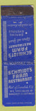 Matchbook Cover - Schmidt's Farm Restaurant Scarsdale NY POOR