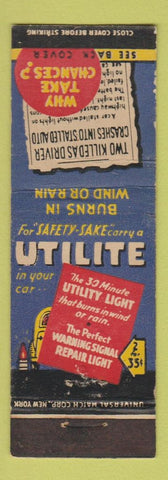 Matchbook Cover - Utilite Utility Light