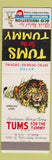 Matchbook Cover - Tums Antacid African Lion