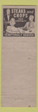 Matchbook Cover - Wayne's Grill New Castle IN