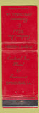 Matchbook Cover - Cardinal Inn Motel Restaurant Opelousas LA