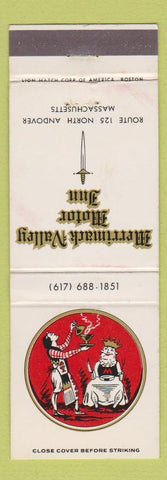 Matchbook Cover - Merrimack Valley Motor Inn North Andover MA