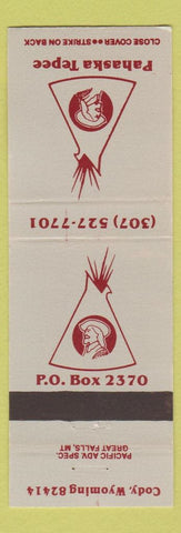 Matchbook Cover - Pahaska Tepee Cody WY