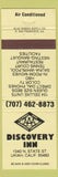 Matchbook Cover - Discovery Inn Ukiah CA