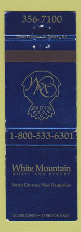 Matchbook Cover - White Mountain Hotel Resort North Conway NH