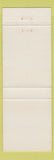 Matchbook Cover - Jefferson ST Barber Shop Kirkwood MO yellow